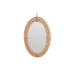 Espelho de parede Romimex Natural 4 x 82 x 43 cm Oval