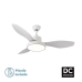 Ceiling Fan with Light Romimex White