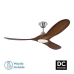 Ceiling Fan with Light Romimex Grey Natural