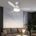 Ceiling Fan with Light Romimex White