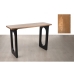 Console Romimex Nero Naturale Legno MDF 120 x 79 x 40 cm