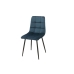 Silla Romimex Azul Terciopelo Metal 45 x 89 x 55 cm