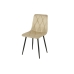 Stol Romimex Beige Fløyel Metall 45 x 89 x 55 cm