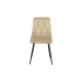 Silla Romimex Beige Terciopelo Metal 45 x 89 x 55 cm