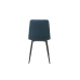 Chair Romimex Blue Velvet Metal 45 x 89 x 55 cm