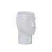 Vase Alexandra House Living Blanc Céramique Visage 12 x 12 x 22 cm