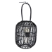 Lanterna Romimex Preto Metal vime Vidro 29 x 51 x 29 cm