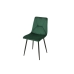 Stoel Romimex Groen Fluweel Metaal 45 x 89 x 55 cm