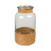 Vaas Romimex Bruin Transparant Jute Glas 20 x 36 x 20 cm