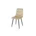 Chair Romimex Beige Velvet Metal 45 x 89 x 55 cm