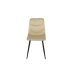 Chair Romimex Beige Velvet Metal 45 x 89 x 55 cm