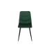 Stoel Romimex Groen Fluweel Metaal 45 x 89 x 55 cm