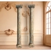 Columns Romimex Brown Recycled Wood Set 2 Pieces