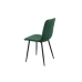 Stoel Romimex Groen Fluweel Metaal 45 x 89 x 55 cm