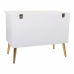 Storage chest with seat Alexandra House Living Golden MDF Wood 41 x 62 x 83 cm