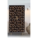 Cupboard Romimex Black Natural Mango wood 90 x 180 x 40 cm