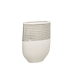 Vaso Romimex Bianco Argentato Ceramica 18 x 25 x 9 cm