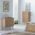 Statua Decorativa Alexandra House Living Bianco Naturale Legno Vetro Uccello 26 x 12 x 30 cm