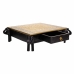 Mesa de apoio Alexandra House Living Preto Dourado 44 x 15 x 44 cm