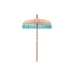 Decoratieve parasol Romimex Bali Roze 150 x 200 x 150 cm Met franjes