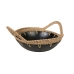 Centrotavola Romimex Nero Naturale Ceramica Rattan 25 x 10 x 30 cm 30 x 10 x 25 cm