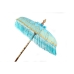 Parasol Romimex Turquoise Polyester Bois 150 x 200 x 150 cm