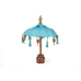 Parasol décoratif Romimex Turquoise 35 x 60 x 35 cm