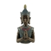 Bust Romimex Blue Natural Resin Buddha 11 x 11 x 10 cm