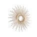 Wall mirror Romimex Golden Metal Sun 80 x 80 x 6 cm Circular