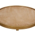 Mesa auxiliar Romimex Dorado Gold Madera Metal 40 x 52 x 40 cm