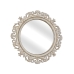 Wall mirror Romimex Natural Resin 34 x 34 x 2 cm Circular