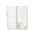 Lampioni Home ESPRIT Bianco Ferro 17 x 17 x 44 cm (2 Pezzi)