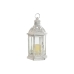 Ielas lampa Home ESPRIT Balts Metāls Stikls Shabby Chic Verouderde afwerking 18 x 16 x 35 cm (2 Daudzums)