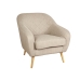 Fauteuil Romimex Beige 80 x 87 x 80 cm