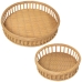 Set of trays Alexandra House Living Brown 43 x 33 x 9 cm 2 Pieces