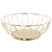 Fruitschaal Alexandra House Living Gouden Metaal 28 x 10 cm