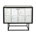 Credenza Romimex Bianco Nero Legno 42 x 92 x 102 cm