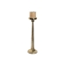 Candleholder Home ESPRIT Golden Aluminium 18,5 X 18,5 X 64,5 cm