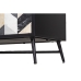 Mueble de TV Romimex Marrón Negro Dorado 40 x 50 x 160 cm