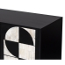 Credenza Romimex Marrone Nero Legno Osso 40 x 80 x 160 cm