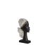 Bust Romimex Brun Naturell Harpiks Afrikansk dame 13 x 26 x 5 cm