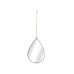 Speilsett Romimex Svart 19 x 27 x 1 cm Drop 4 Deler