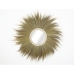 Wall mirror Romimex Natural Rayung 100 x 100 x 3 cm Circular