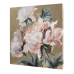 Cadre Huile Romimex Toile Fleurs 100 x 100 x 4 cm