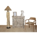 Lampe de bureau Romimex Beige Bois 20 x 160 x 20 cm Oriental