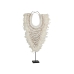 Figurine Décorative Romimex Blanc Collier de coquillages 40 x 60 x 15 cm