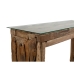 Console Romimex Natuurlijk Glas Teakhout 120 x 75 x 35 cm