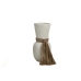 Vase Romimex White Ceramic Rope 15 x 30 x 15 cm