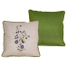 Pernă Romimex Verde Bej Reversibil/ă 45 x 45 x 12 cm Broderie