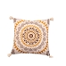 Coussin Romimex Multicouleur Pompons 45 x 45 x 10 cm